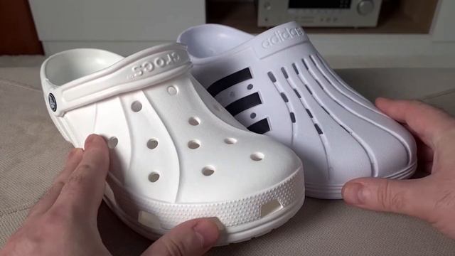 adidas adilette clog vs crocs ralen clog / битва сабо смотреть онлайн