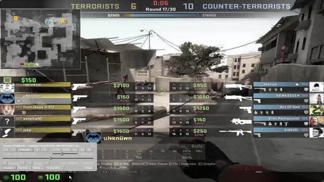 Пистолеты и ЭКО раунд в CS:GO смотреть онлайн