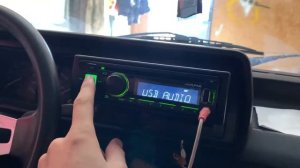 Alpine cde 171r (отсутсвует звук? Включите в меню усилитель)