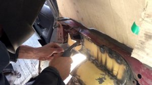 Volkswagen Passat B2 универсал, сварка заднего стакана