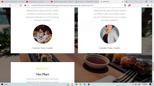 Demo - Hotel Management Website || Free Source Code || HTML CSS Javascript Project