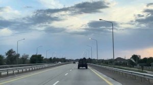 Казахстан. Бетонная трасса Алматы - Хоргос. Июль 2023. Kazakhstan. July 2023. The roads