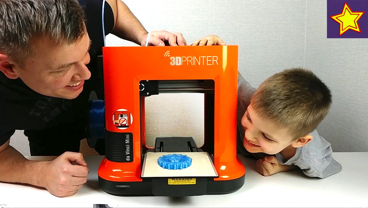 Купили 3D ПРИНТЕР для детей и взрослых. Печатаем запчасти и Эйфелеву башню 3D Printer for kids