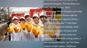 Lee Tae Hwan Shares Photos Of 5URPRISE As Torchbearers For 2018 Pyeongchang Olympics