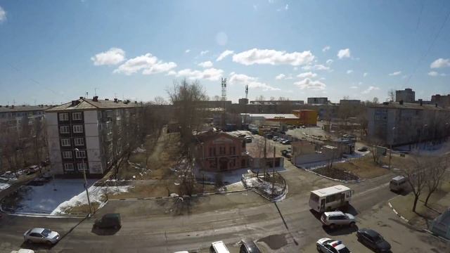 Апрельский снег Благовещенска (timelipse) смотреть онлайн
