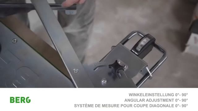 BERG Máquinas cortadoras de azulejos BTC 640, 900 + 1250 смотреть онлайн