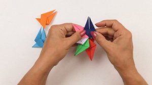 Оригами Колесо | Подвижная игрушка оригами | Origami Wheel