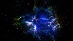 Космос - Заставка для ТВ - Космический полет сквозь звезды в крабовидную туманность