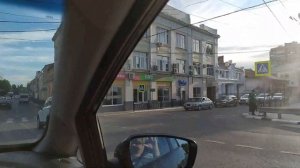 Прогулка на автомобиле по городу Астрахань.
