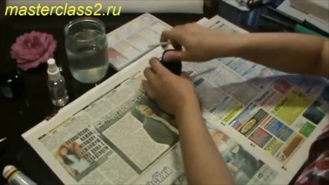 Цветы из ткани. Мастер класс Пион из ткани. Часть 1
