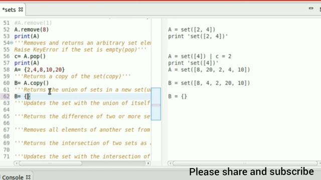 Sets In Python | All Operations With Sets| Python For Beginners