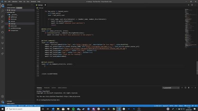 How to make a Discord Bot in Python! (Part 11: Errors) (Tutorial) (2021 Update) смотреть онлайн