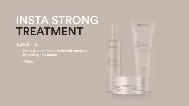 Indola Blonde Care Insta Strong Treatment смотреть онлайн