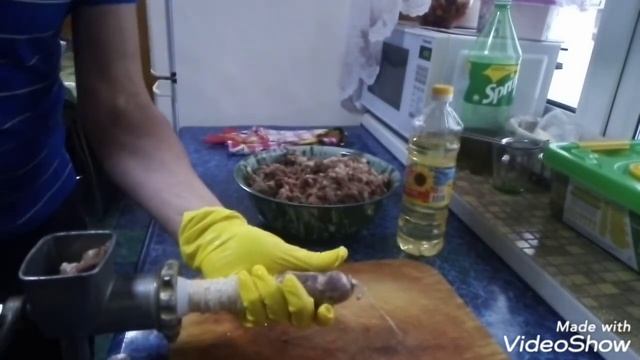 Вкуснейшая домашняя колбаса.