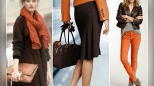 Сочетание коричневого цвета в одежде / The combination of brown in clothes