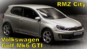 Volkswagen Golf Mk6 GTI / Масштаб 1:36 / RMZ City / Масштабная модель автомобиля
