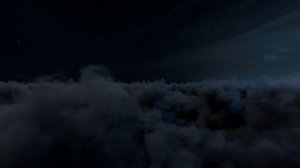 Бесплатный Видео Футаж Облака Ночью - Полёт над облаками.  Бесконечный Бесшовный цикл версия 04