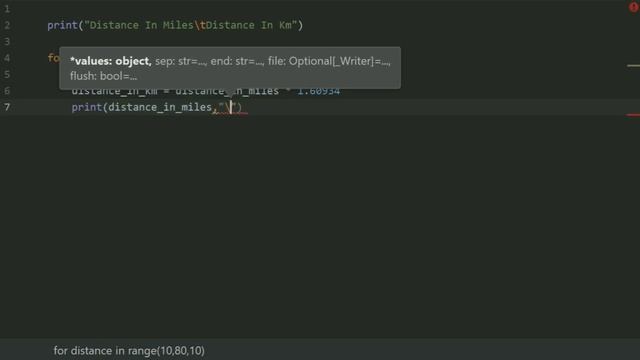 Starting Out With Python Chapter 4 Exercise Program 6   Miles To Kilometers Table Python Program