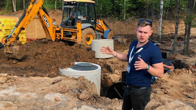 Монтаж локального очистного сооружения Домовит для глэмпинга. Автономная канализация за один день!