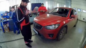 Установка лобового стекла КМК Glass на Mazda cx5