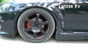 Пневмоподвеска на Lancer X часть №3