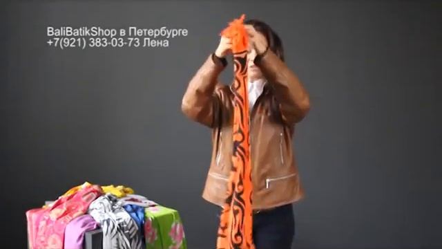 как завязать платок. осень. autumn_03.avi смотреть онлайн