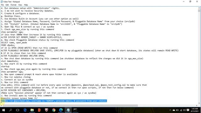 How to Install Oracle APEX 21.1 | DB 12cR2 [Pluggable] | Windows 10