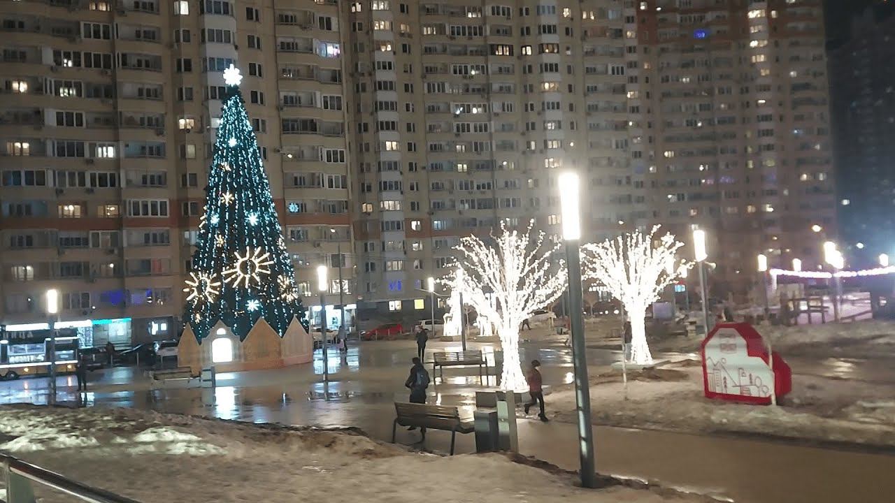 Павшинская пойма. Новогодние инсталляции (20.01.23)