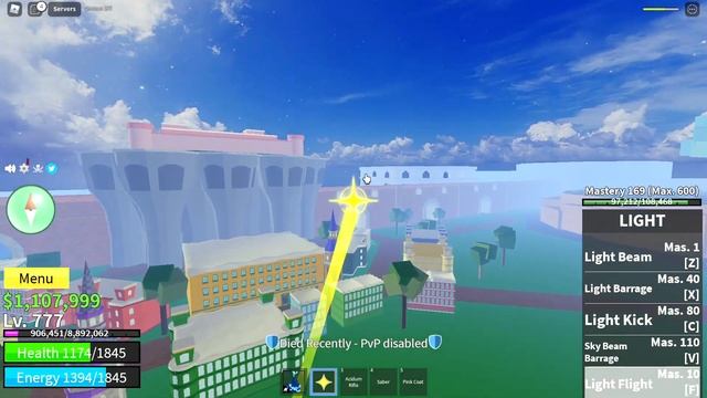 Обзор Всех Скилов Фрукта Света BLOX FRUITS ROBLOX смотреть онлайн