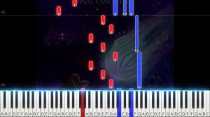 TPR - The Great Warrior (from Final Heaven) - 43 - Final Fantasy VII Piano Tutorial | Note Chart