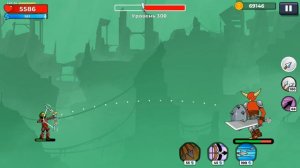 Игра "Лучники 2",прохождение 300 уровня.И победа над боссом.