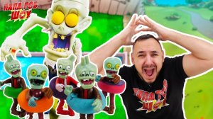 ЗОМБОСС НАПАДАЕТ! PLANTS vs ZOMBIES: Папа РОБ и ЗОМБИ против РАСТЕНИЙ! LVL 10! 13+