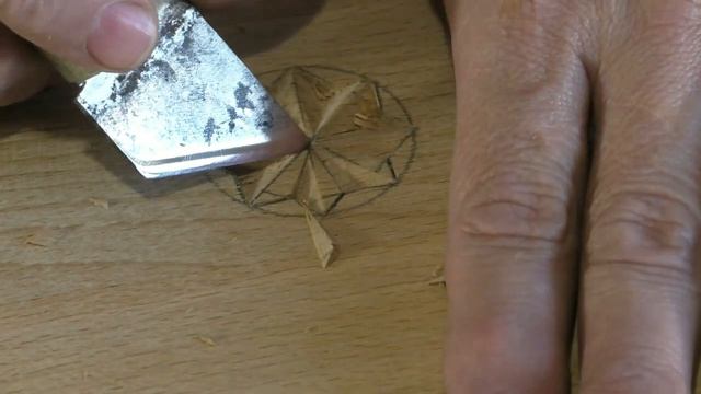 Геометрическая резьба по дереву. Украшение точеной тарелки. SMart1961.