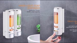 7 Диспенсер для мыла с Алиэкспресс AliExpress Soap dispenser Крутые товары для ванной Мыльница топ