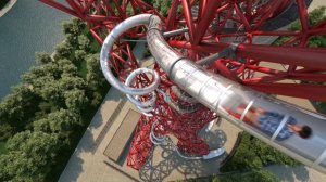 Строительство горки ArcelorMittal Orbit