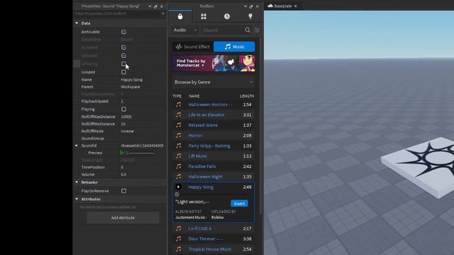 Roblox Studio - How To Add Music смотреть онлайн