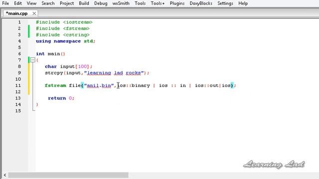 Binary Files in C++ | CPP Programming File Handling Video Tutorial