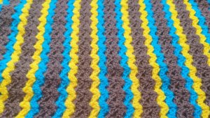 ЦВЕТНЫЕ ПОЛОСКИ КРЮЧКОМ БЕЗ ОТРЫВА НИТИ.