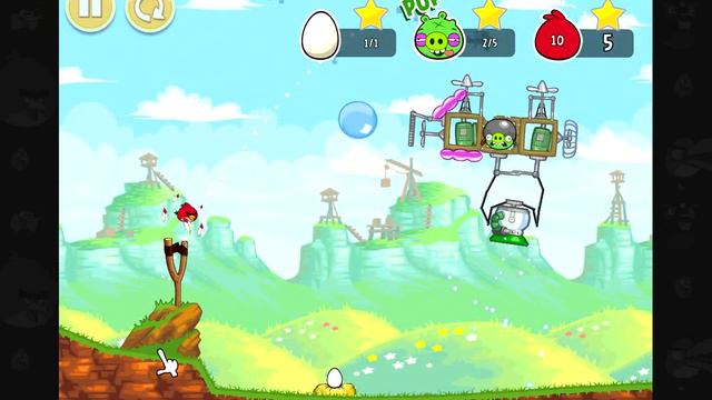 Angry Birds. Red’s Mighty Feathers (level f-11) 3 stars. Прохождение от SAFa смотреть онлайн