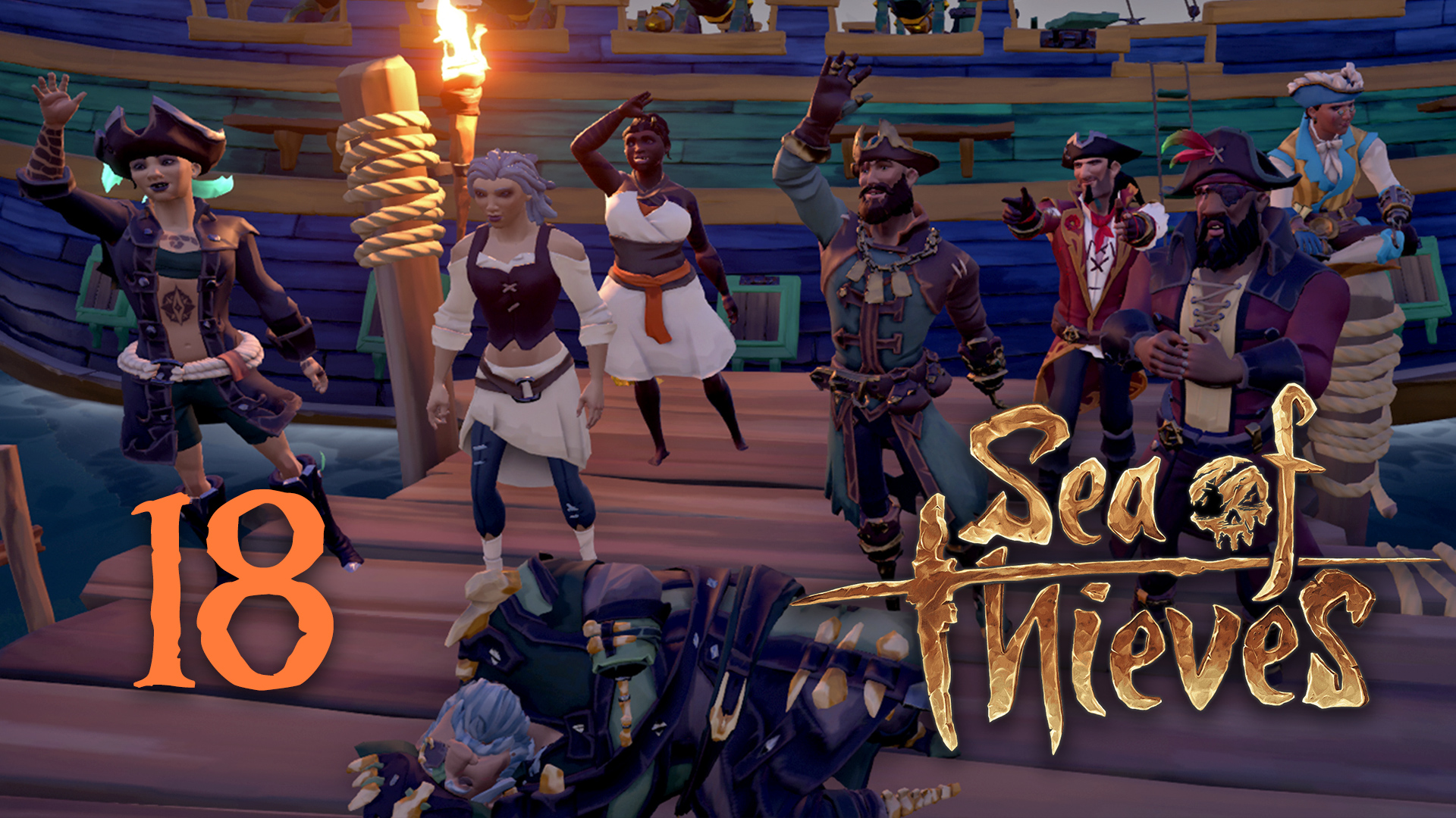 Запись стрима по игре - Sea of Thieves (Без Наташи) [#18] | PC / Steam (2020 г.)