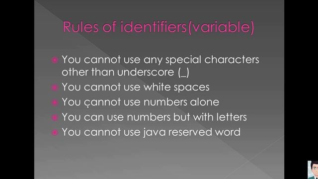 Java Basic Variables Data types