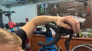 Замена тросика в пистолете Shimano 105 5800