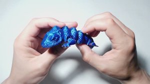 Хамелеон подвижный сине-фиолетовый