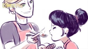 Комикс про Леди Баг и Супер Кота - Свадьба семья и дети Адриана и Маринетт в будущем