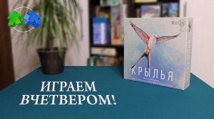 Крылья - играем вчетвером в настольную игру! Wingspan board game. Let's play.