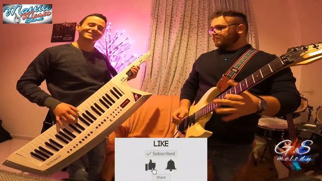 Gloria Gaynor - Can't take my eyes off you (I love you baby) Guitar and Keytar cover! смотреть онлайн