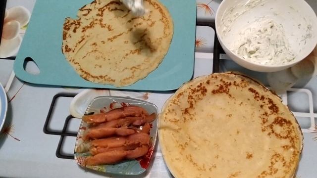 Рулеты из красной рыбы с творожным сыром смотреть онлайн