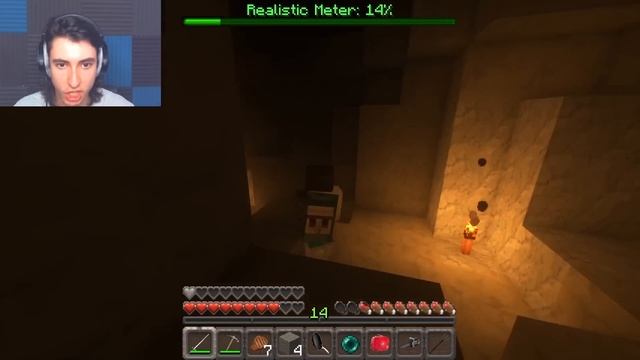 Minecraft, But Your XP = More Realistic... смотреть онлайн