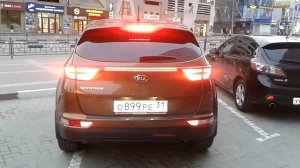 LED габарит\стоп двери багажника Kia Sportage 4 QL своими руками. Стробоскопы 2.