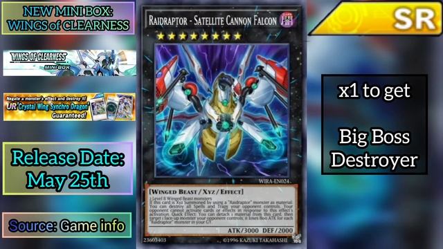 NEW MINI BOX: WINGS of CLEARNESS | Speedroids, Abyss Actors, Raid Raptors, and more! [DUEL LINKS] смотреть онлайн